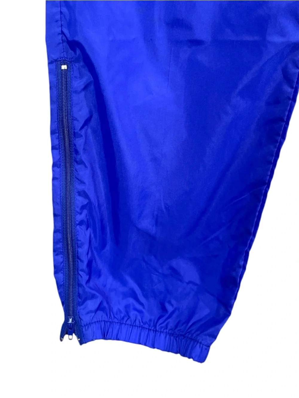 Vintage Nike Jogger Pants Mens Small Blue Windbreaker Unlined Ankle Zip